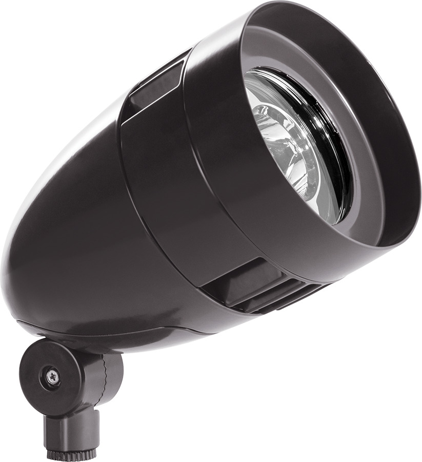 LFlood, 18W, 5000k, LED with Flood, Reflector HbLED, Bronze