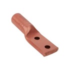 Heavy Duty Copper Compression Lug, #4/0 AWG (7-19 Str), 1/2 Inch Bolt, 1-3/4 Hole Spacing, Two Hole NEMA Pad, Tin Plated