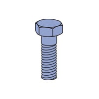 UNISTR HHCS050094 EG BOLT,1/2inX15/