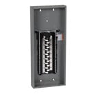 Load center, Homeline, 1 phase, 30 spaces, 60 circuits, 125A convertible main lugs, PoN, NEMA1, combo cover