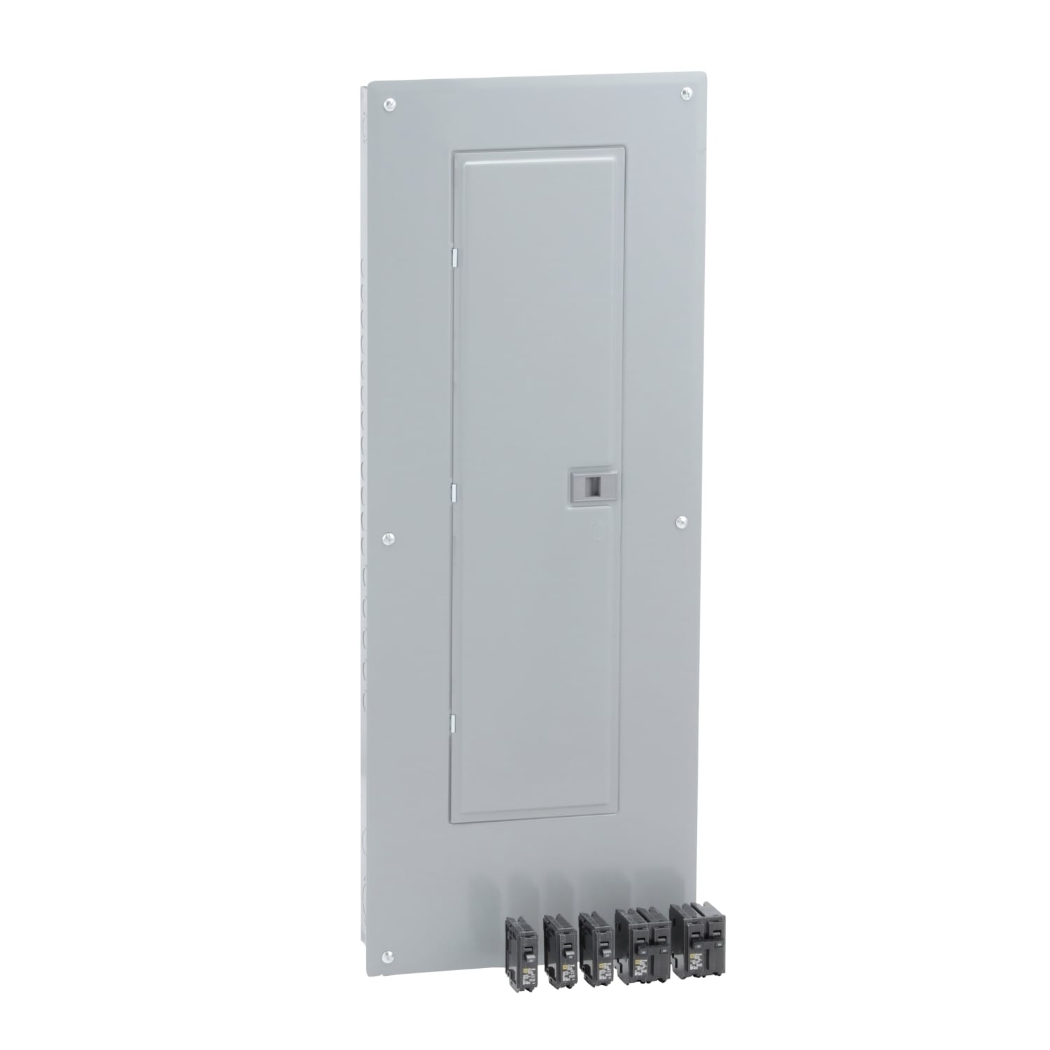 HOM4080M200PCVP Homeline Load center, Homeline, 1 phase, 40 spaces, 80 circuits, 200A convertible main breaker, PoN, NEMA1, value pack