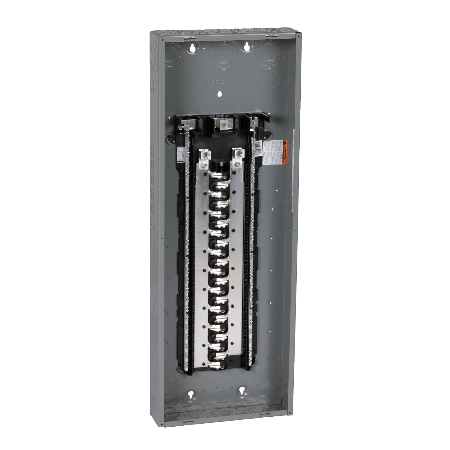 HOM4284L225PGC Homeline Load center, Homeline, 1 phase, 42 spaces, 84 circuits, 225A convertible main lugs, PoN, NEMA1, gnd bar, combo cover