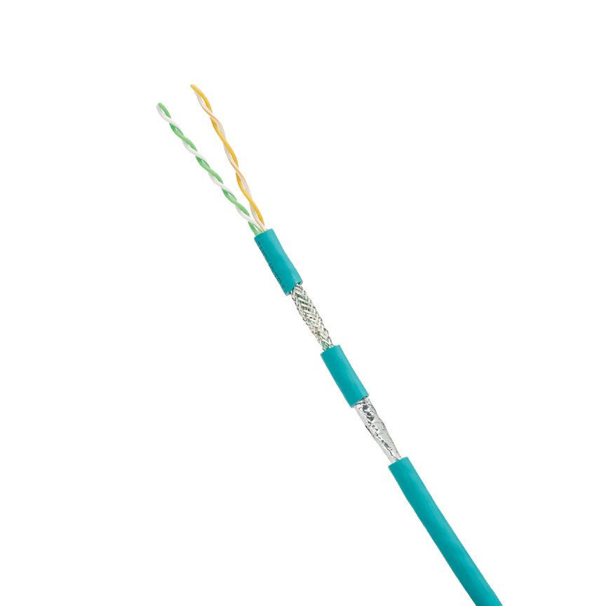 IndustrialNetTM Copper Cable, Cat 5e, 24/7 AWG, SF/UTP, Black