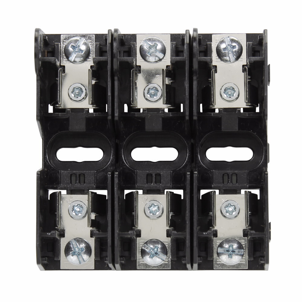 Eaton Bussmann series JM modular fuse block, Modular fuse block, 0-30 A, Two-pole, Class J, 200 kA, Philslot screws/pressure plate, 200 kAIC, 600 V