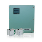 The LC8 panel provides zone-based control of up to eight channels, or zones, of interior and exterior lighting. Zones respond to control signals from the system clock, or an accessory photocell, to automatically turn lighting on and off. The LC8 panel uses interchangeable relay modules, available separately, that can be selected to suit project needs. Relay options include the LCSP-2 dual single-pole module and LCDP-1 double-pole module.