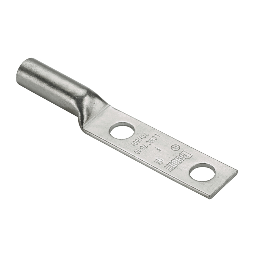 Copper Compression Metric Lug, 2 Hole, L