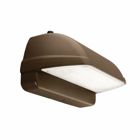LNC2 Small LitePak Wallpack, Number of LEDs: 18, Light Output: 4033 lm, Wattage: 42.7 W, Voltage Rating: 120-277 VAC, Color Temperature: 5000 K, 70 CRI, Light Distribution: IES Type III, Color: Dark Bronze Matte Textured.