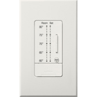seeTemp Fahrenheit Wall Display provides control of thermostat settings from a convenient location in white
