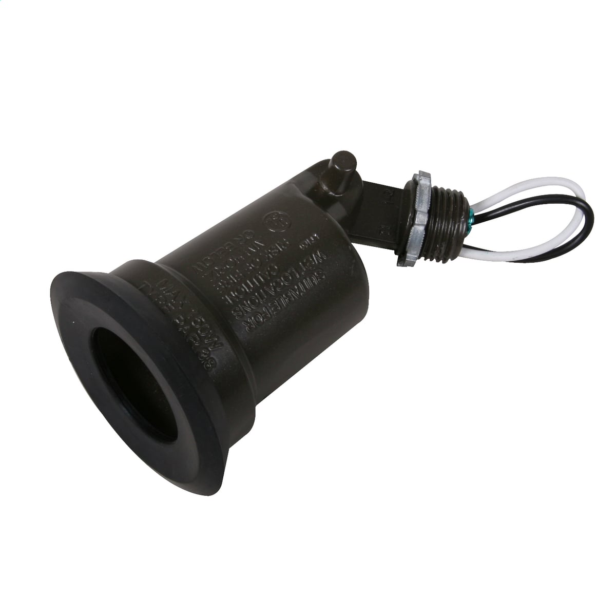 Traditional or CFL Weatherproof Lampholder - Bronze