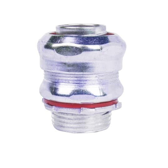 Liquidtight Conduit Fitting, Straight, Trade Size 3/4 Inch, Steel