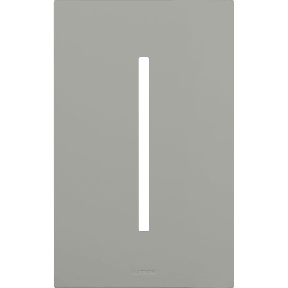 Single-gang WallPlate for GRAFIK T Controls, One-gang for 1 dimmer, switch, or wallstation in gray