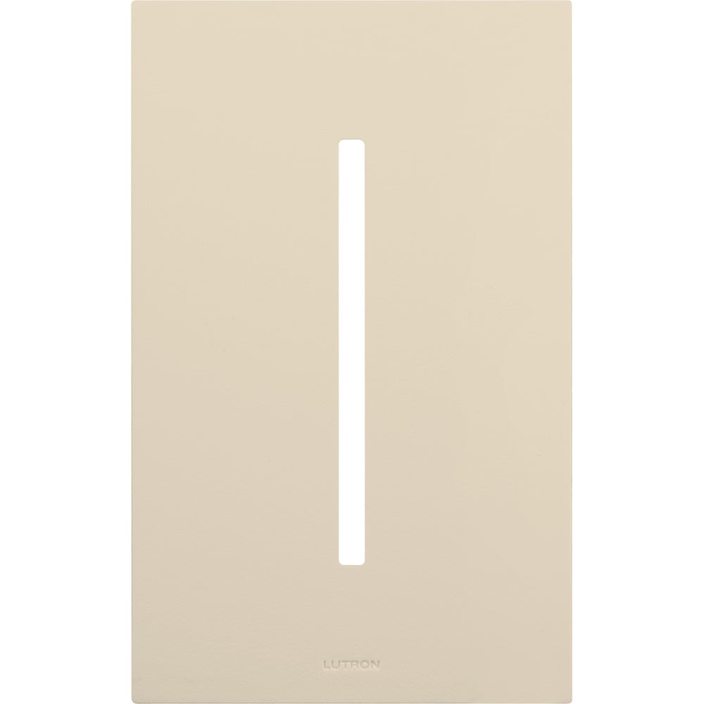 Single-gang WallPlate for GRAFIK T Controls, One-gang for 1 dimmer, switch, or wallstation in light almond