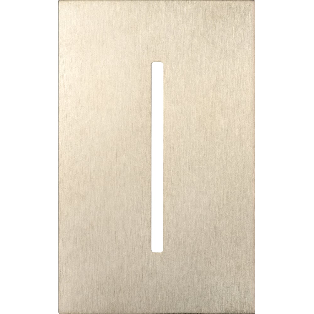 Single-gang WallPlate for GRAFIK T Controls, One-gang for 1 dimmer, switch, or wallstation in satin nickel