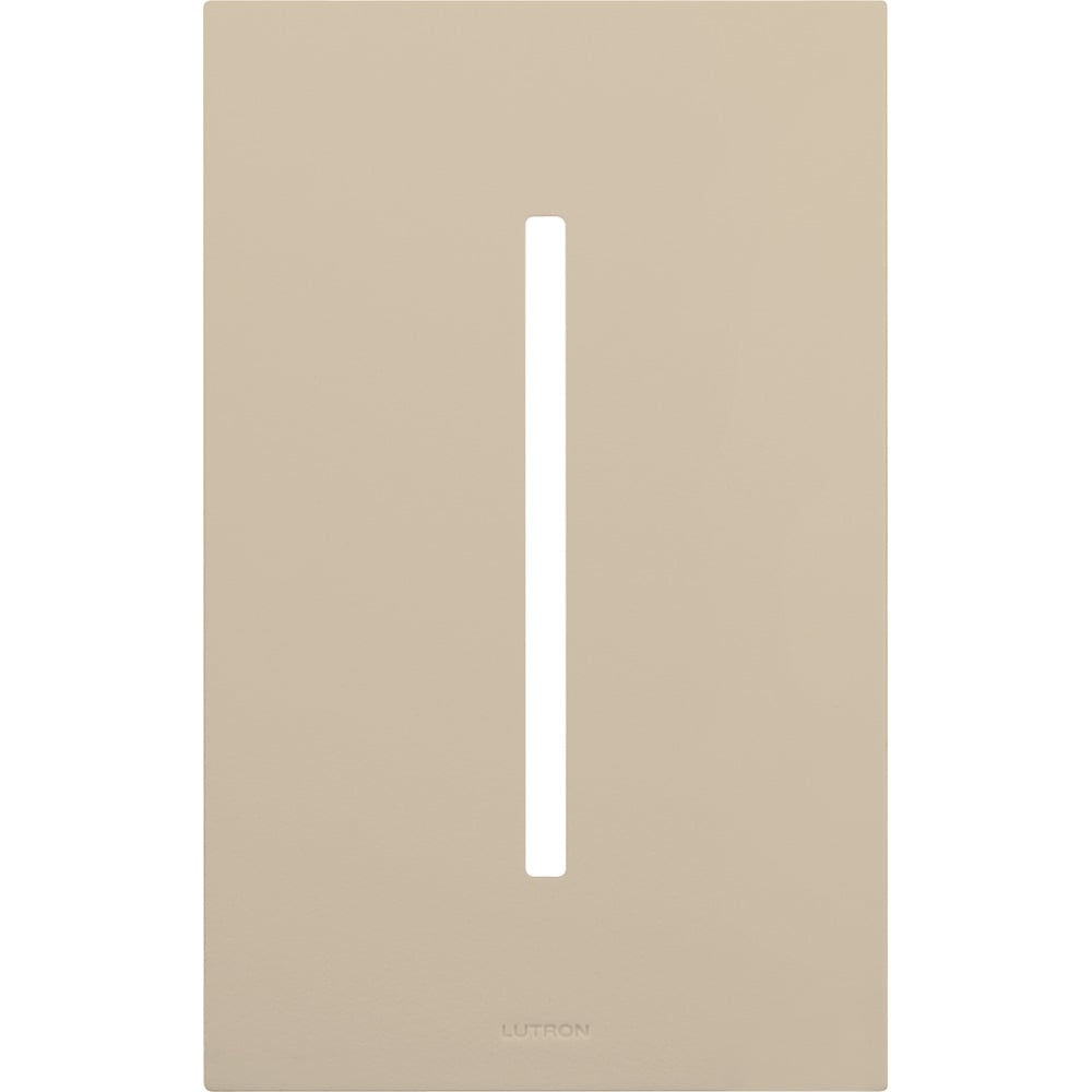 Single-gang WallPlate for GRAFIK T Controls, One-gang for 1 dimmer, switch, or wallstation in taupe