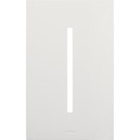 Single-gang WallPlate for GRAFIK T Controls, One-gang for 1 dimmer, switch, or wallstation in white
