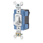 15 Amp Illuminated 3-Way Toggle Switch. Modular Wiring Device - White