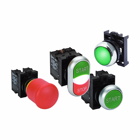 Eaton modular pushbutton, M22, 22.5 mm, Metal, Flush momentary, Green, START, 1NO, NEMA 4x, 13, IP67, IP69K (IP66 key-release)
