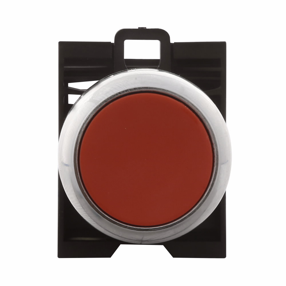 Eaton M22 modular pushbutton 22.5 mm, Non-illuminated, Momentary, Metal, NEMA 4x, 13, IP67, IP69K (IP66 key-release)
