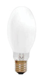 250W METALARC quartz metal halide lamp, E39 base, ED28 bulb, enclosed fixture rated, universal burn, coated, 3800K