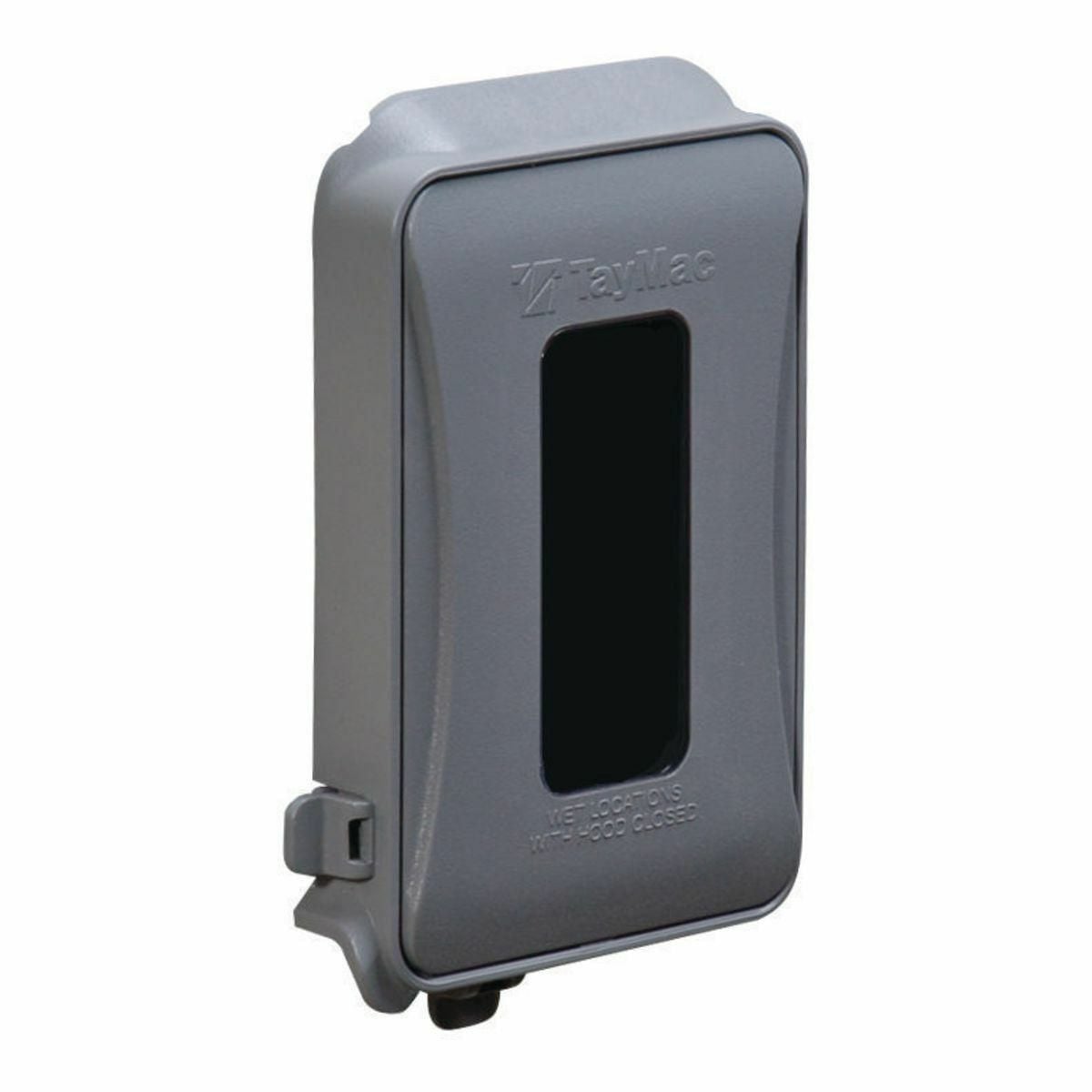 One Gang Gray Flat Expandable While-In-Use Covers, Horizontal/Vertical 16-in-1