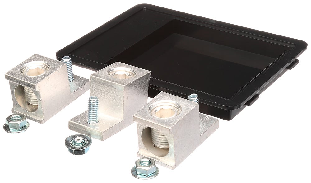 Aluminum (Main or Feed-Thru) Lug kit for revised P1 interior panelboard. Suitable for 1-Phase system rated (250A). Wire range 6 AWG - 350kcmil (CU/AL). Not suitable for use with Original P1 panels produced before January 2015.