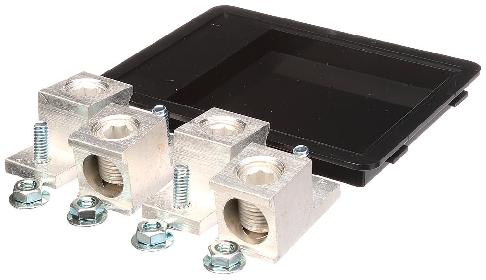 Aluminum (Main or Feed-Thru) Lug kit for revised P1 interior panelboard. Suitable for 3-Phase system rated (250A). Wire range 6 AWG - 350kcmil (CU/AL). Not suitable for use with Original P1 panels produced before January 2015.