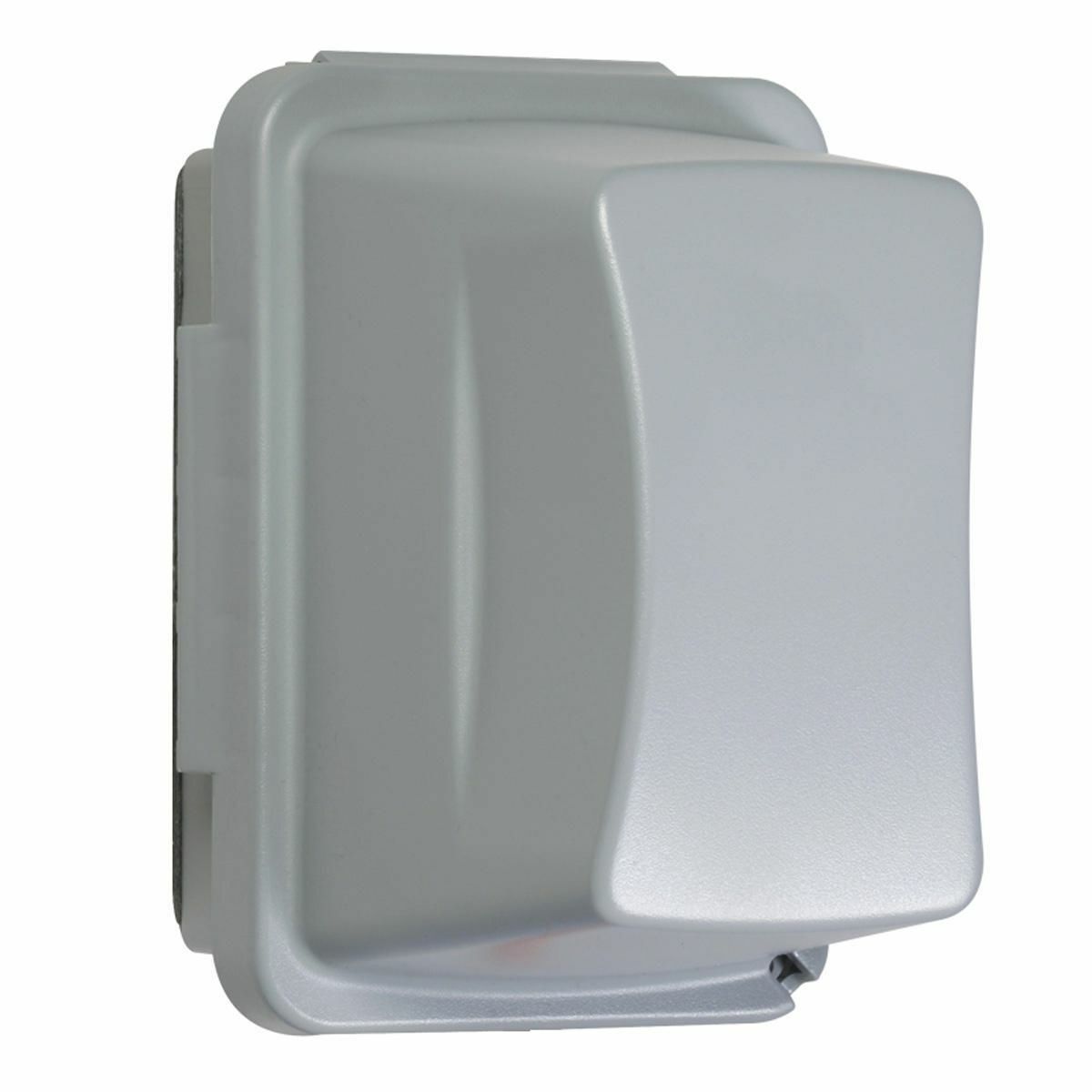 1-Gang Weatherproof In-Use Cover, Horizontal/Vertical, 16-in-1, 4-3/4 in. Deep, Gray