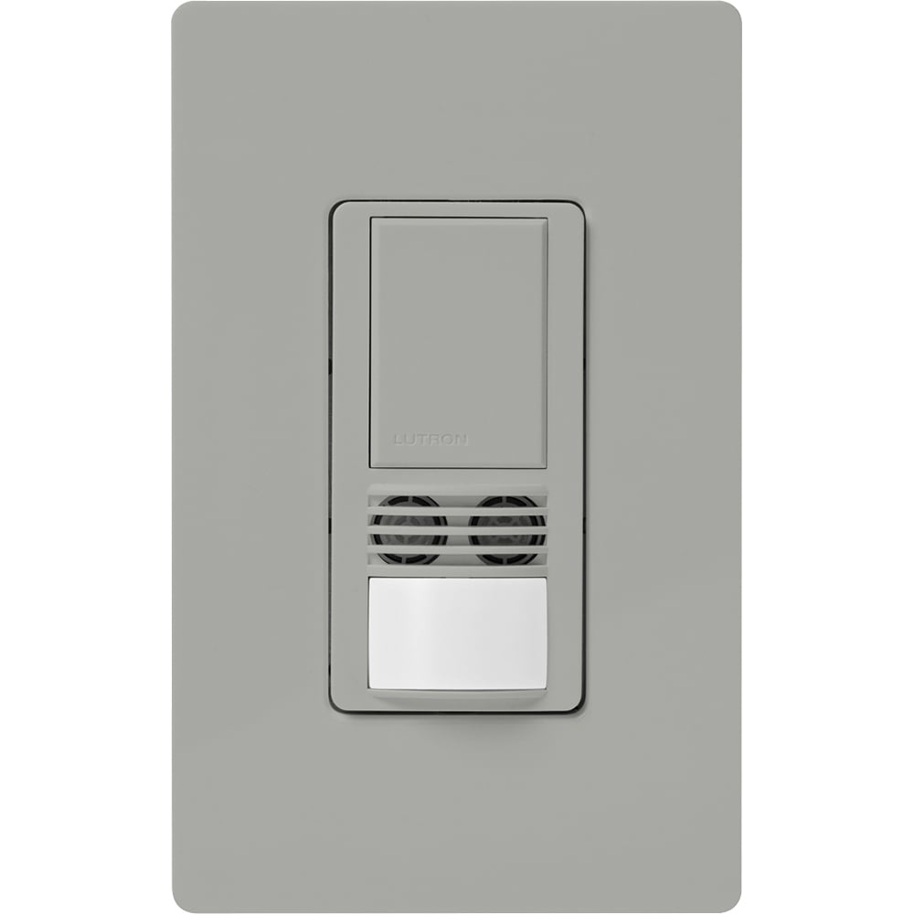 Lutron Maestro Dual-Tech Motion Sensor switch, 6-Amp, Single-Pole, Gray