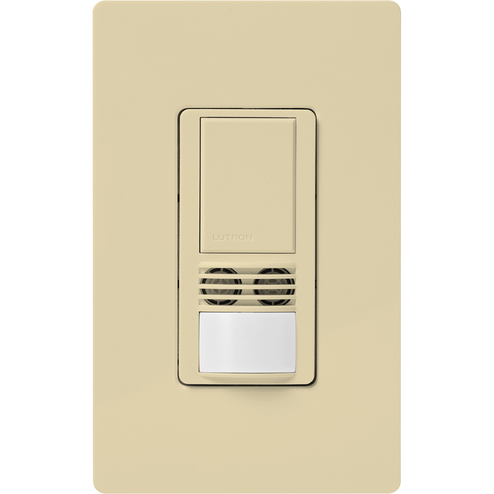 Lutron Maestro Dual-Tech Motion Sensor switch, 6-Amp, Single-Pole, Ivory