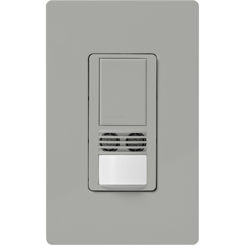Maestro Dual Technology (Dual Tech) occupancy sensor switch, neutral connection required applies exclusive XCT Technology for minor and fine motion detection in gray