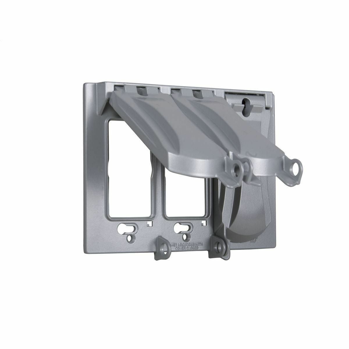 Three Gang Universal Metal Flip Covers, 125-in-1