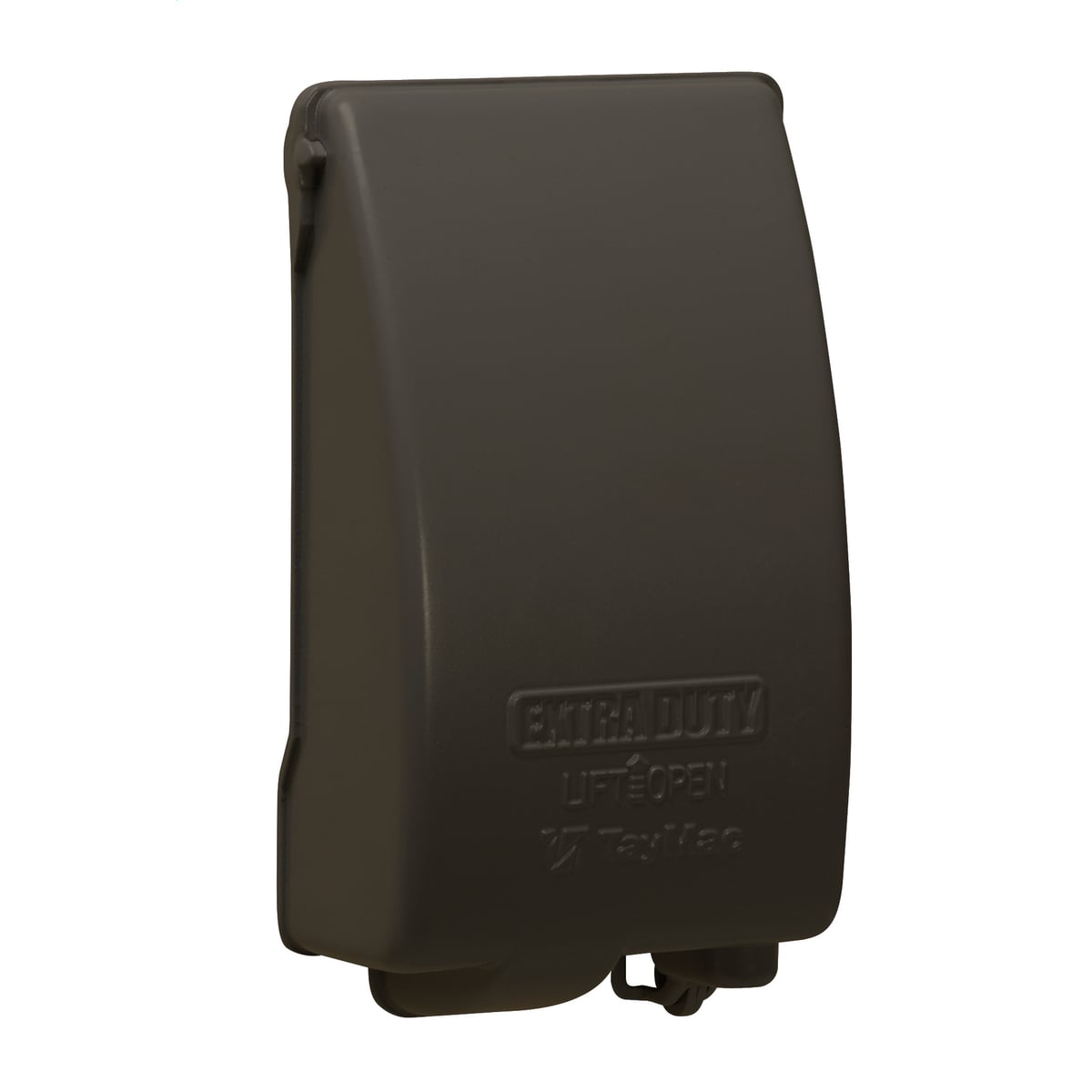 One Gang Bronze Metal Low Profile While-In-Use Covers - Extra Duty, Vertical 8-in-1