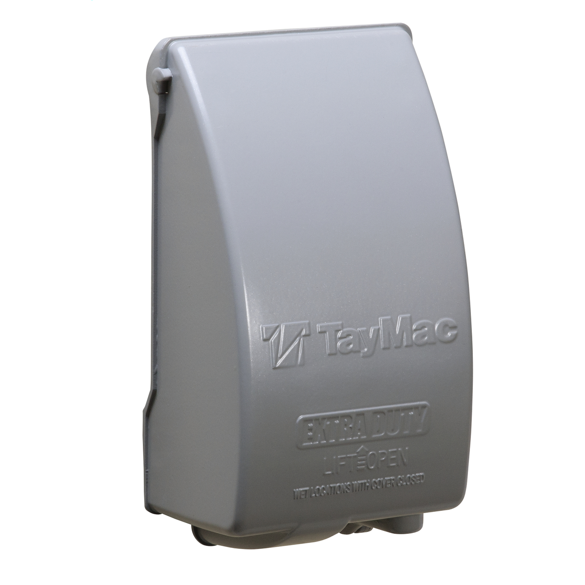 1-Gang Weatherproof In-Use Cover, EXTRA DUTY?, Expandable, Vertical, 8-in-1, 4-1/2 in. Deep, Gray