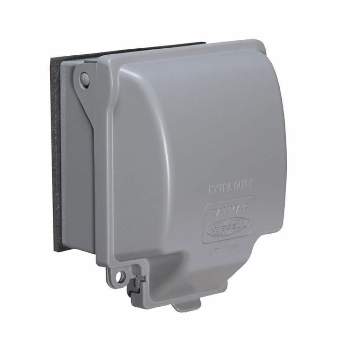 Two-Gang Metal While-In-Use Covers - Extra Duty, 2-Gang 55-in-1