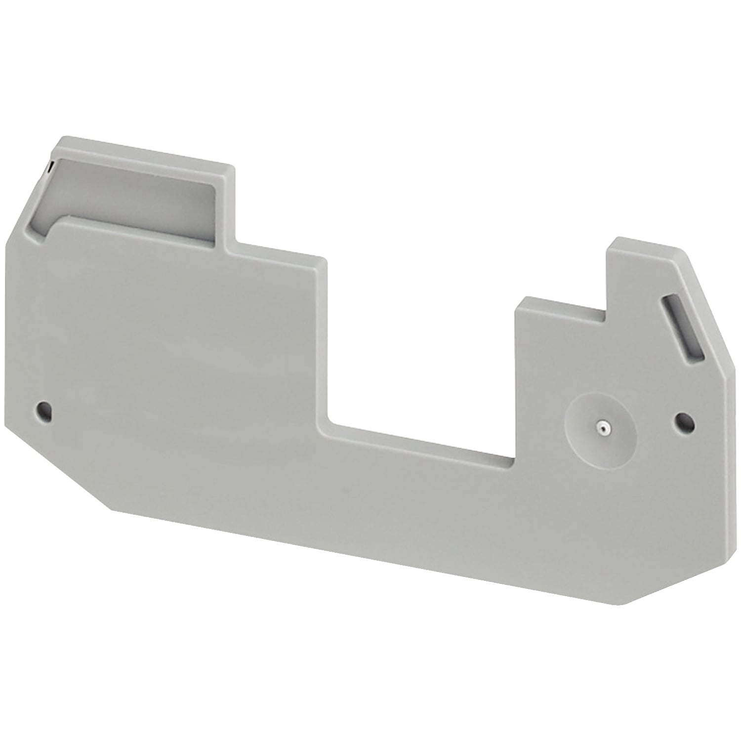 Partial Cover plate, Linergy TR, 2 level, 4 points, for screw terminals NSYTRV24D, NSYTR, grey, Set of 50