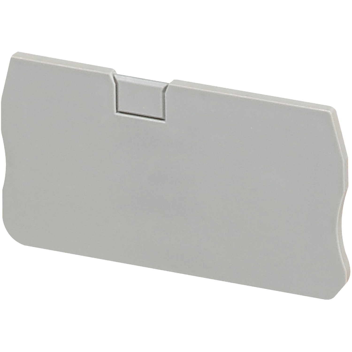 Cover plate, Linergy TR, 2 points, 2.2mm width, for spring terminals NSYTRR42, 4mm, grey, Set of 50