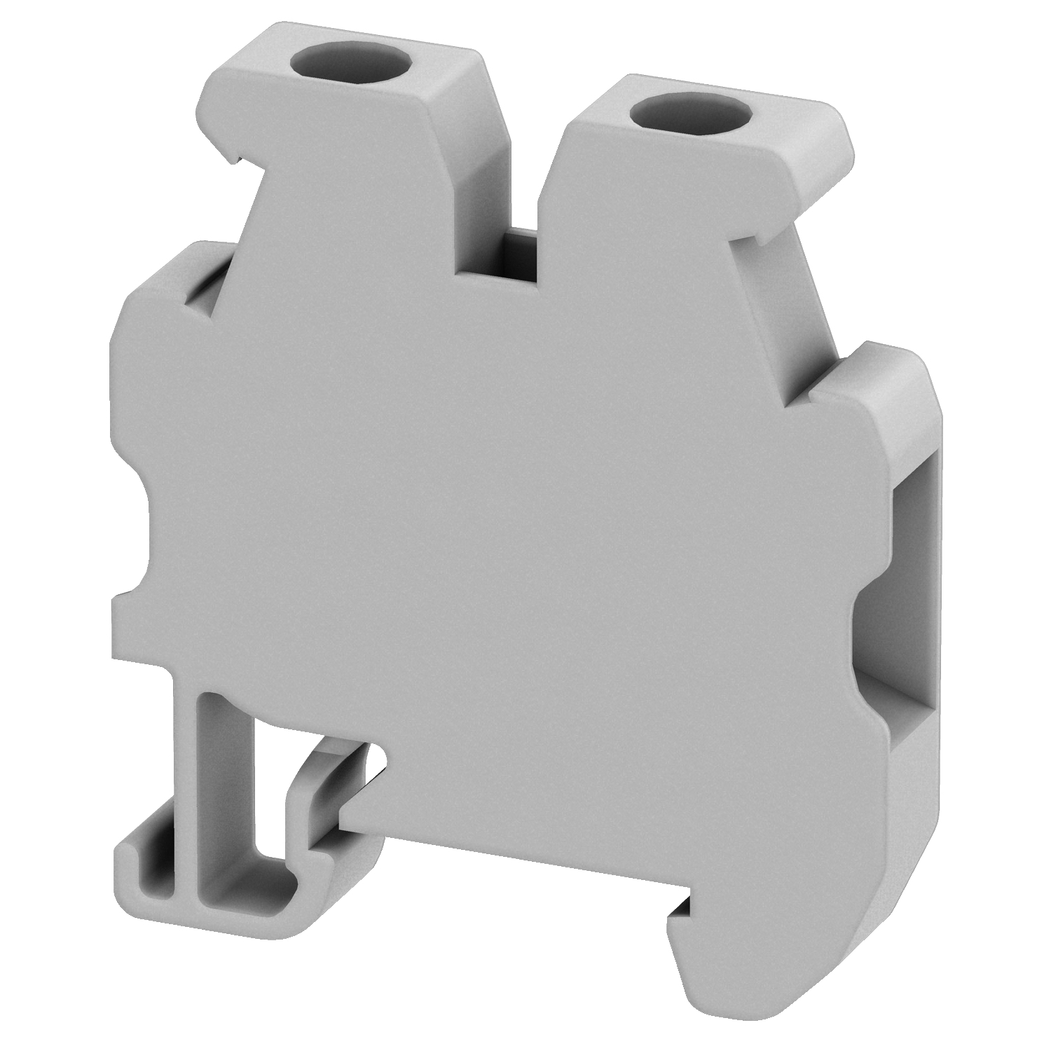 Mini terminal block, Linergy TR, gray, 2.5 mm2, Passthrough, 2 points, for 15mm din rail