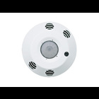 Multi-Technology PIR/Ultrasonic Occupancy Sensor. Dual Relay. Line Voltage. Ceiling Mount. 1000 Sq. Ft Coverage. 360 Degree Pattern. Commercial Grade.  - White