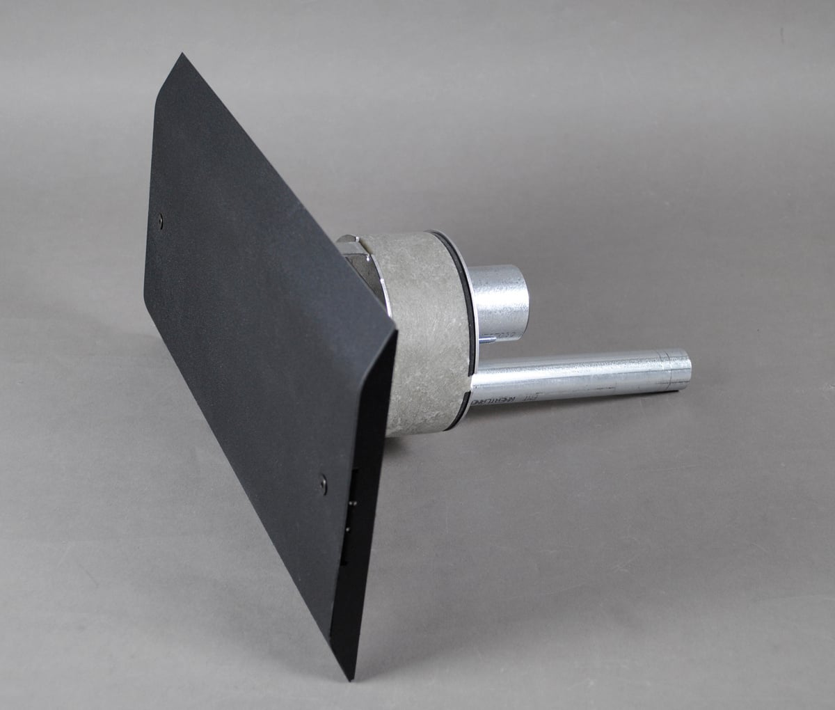 4 Inch Poke-Thru Transition; 12-3/16 Inch Length x 7-1/16 Inch Width x 9-7/16 Inch Depth, Steel