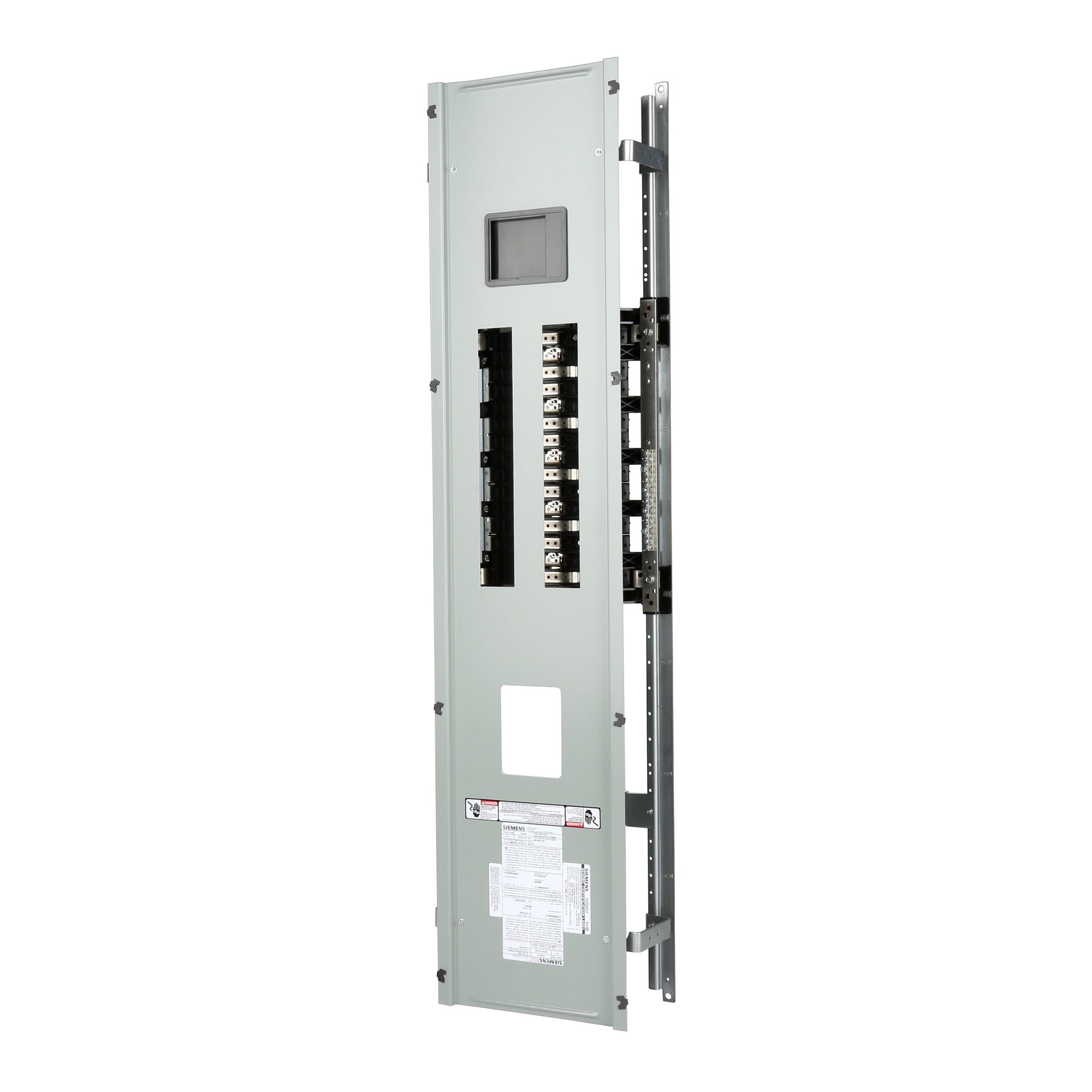  Low Voltage RP1 Unassembled Lighting Panel. Dimensions (H x W x D) IN 62.0 x 20.0 x 5.75. 3-Phase 4-Wire allows 30 circuits user selects Main Device (Lug/Breaker). Rated 480Y/277V (400A). Special features tin-plated copper main bus, subfeed space included