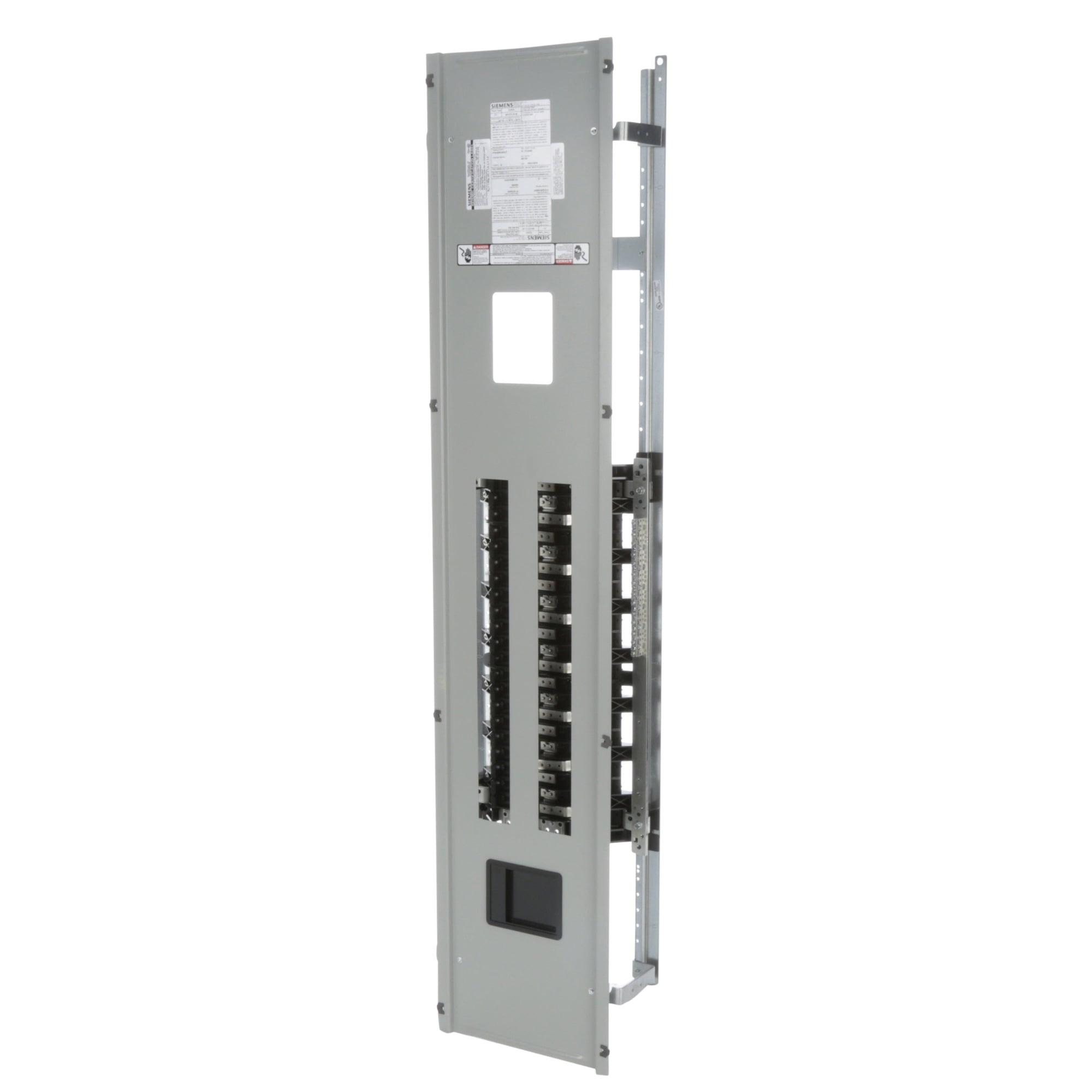  Low Voltage RP1 Unassembled Lighting Panel. Dimensions (H x W x D) IN 68.0 x 20.0 x 5.75. 3-Phase 4-Wire allows 42 circuits user selects Main Device (Lug/Breaker). Rated 480Y/277V (400A). Special features tin-plated aluminum main bus, subfeed space included