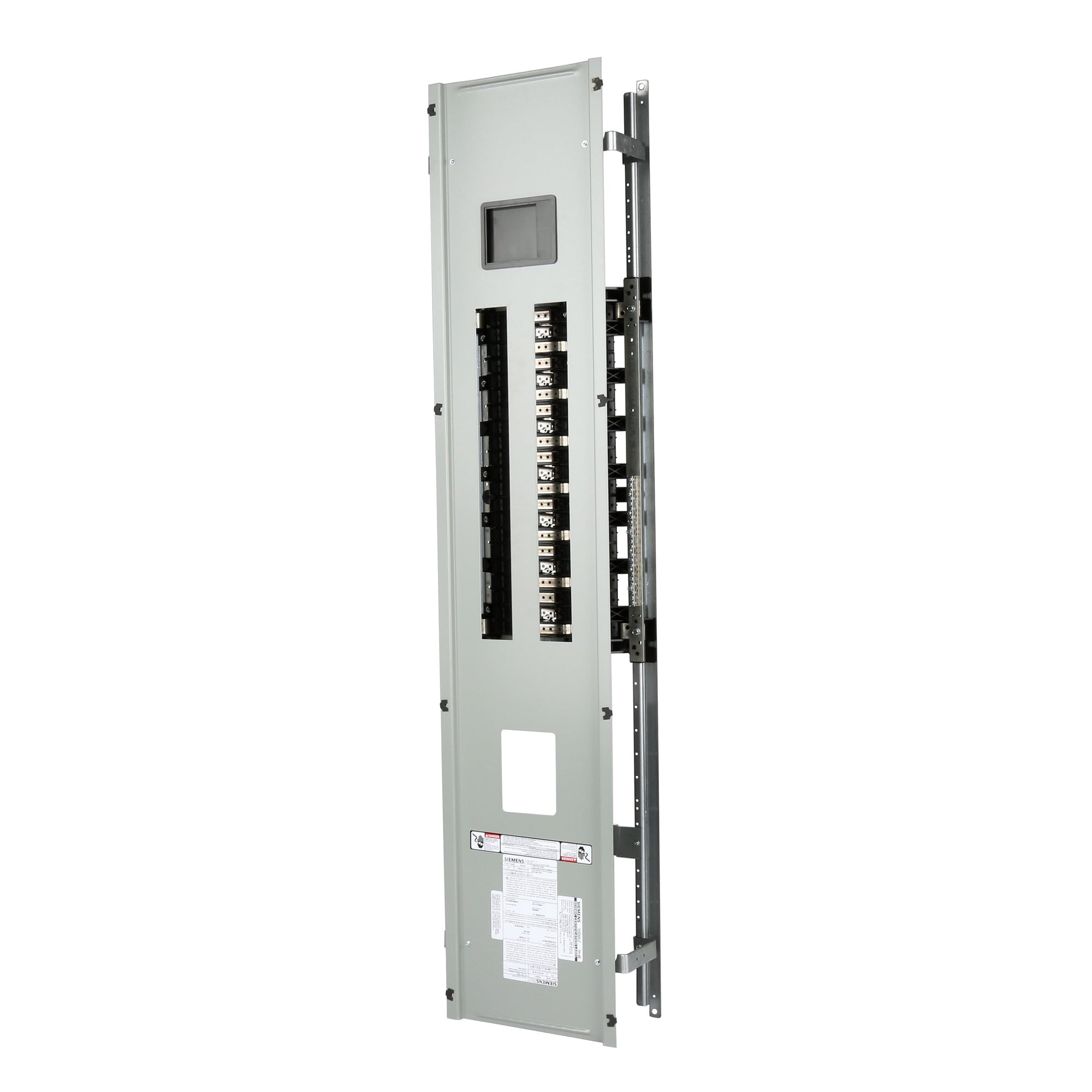  Low Voltage RP1 Unassembled Lighting Panel. Dimensions (H x W x D) IN 68.0 x 20.0 x 5.75. 3-Phase 4-Wire allows 42 circuits user selects Main Device (Lug/Breaker). Rated 480Y/277V (400A). Special features tin-plated copper main bus, subfeed space included