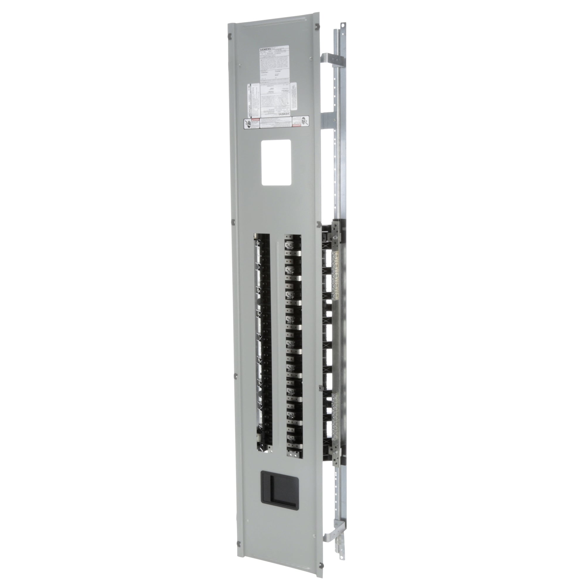  Low Voltage RP1 Unassembled Lighting Panel. Dimensions (H x W x D) IN 74.0 x 20.0 x 5.75. 3-Phase 4-Wire allows 54 circuits user selects Main Device (Lug/Breaker). Rated 480Y/277V (400A). Special features tin-plated aluminum main bus, subfeed space included