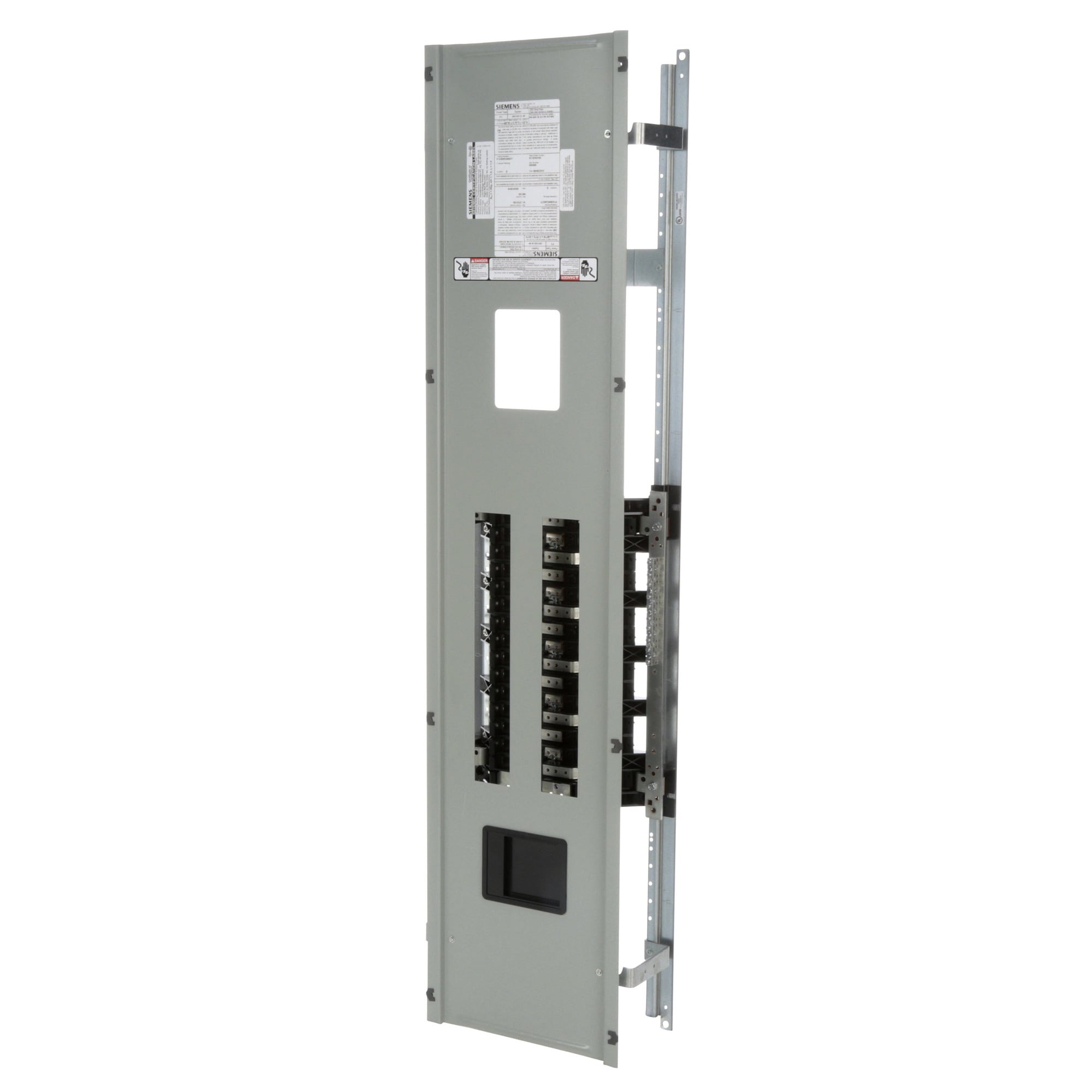  Low Voltage RP1 Unassembled Lighting Panel. Dimensions (H x W x D) IN 62.0 x 20.0 x 5.75. 3-Phase 4-Wire allows 30 circuits user selects Main Device (Lug/Breaker). Rated 208Y/120V (400A). Special features tin-plated copper main bus, subfeed space included