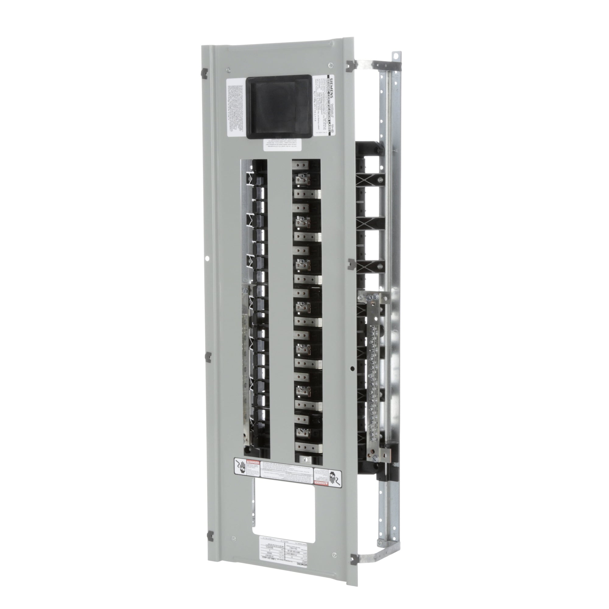  Low Voltage RP1 Unassembled Lighting Panel. Dimensions (H x W x D) IN 44.0 x 20.0 x 5.75. 3-Phase 4-Wire allows 42 circuits user selects Main Device (Lug/Breaker). Rated 208Y/120V (250A). Special features tin-plated copper main bus, subfeed space included