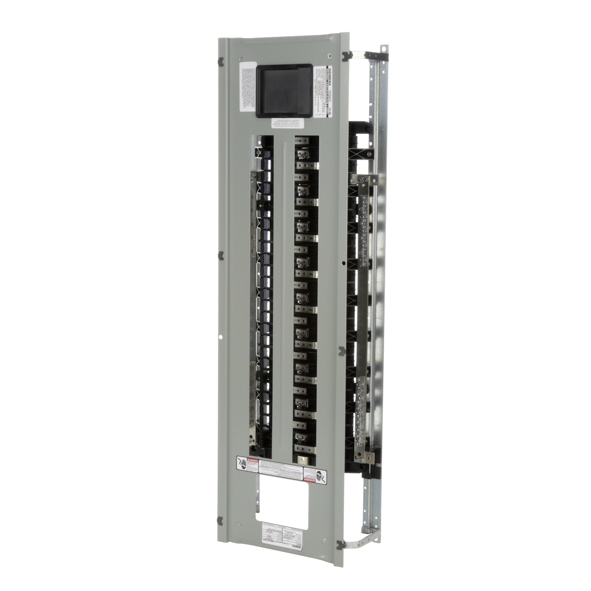  Low Voltage RP1 Unassembled Lighting Panel. Dimensions (H x W x D) IN 50.0 x 20.0 x 5.75. 3-Phase 4-Wire allows 54 circuits user selects Main Device (Lug/Breaker). Rated 208Y/120V (250A). Special features tin-plated copper main bus, subfeed space included