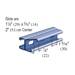 UNISTR P4101T 10PG STRUT,TSLT,B2B,1