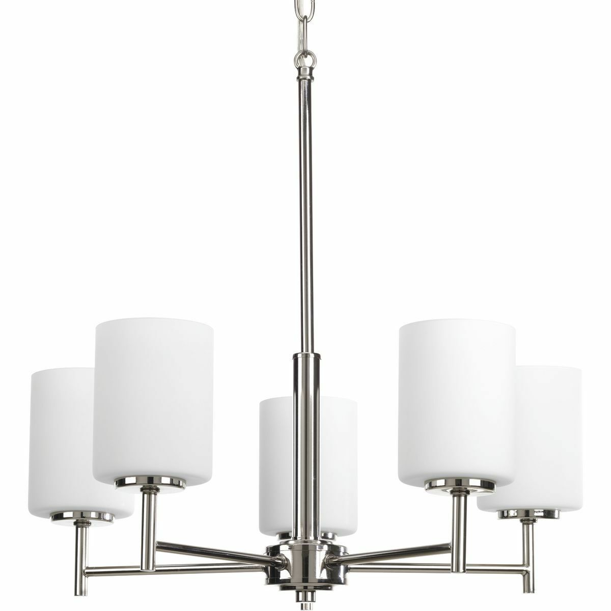 Replay 5-100W MED CHANDELIER PB