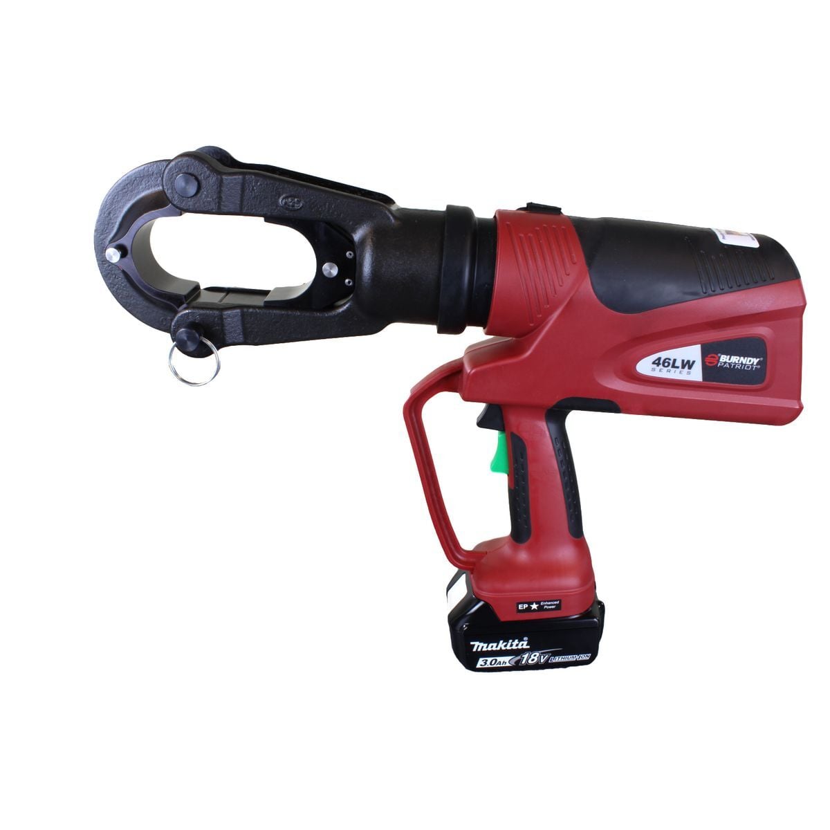 PAT46 15T Latch Head Battery Crimper, 3Ah Li-ion, AC, Hard Case.