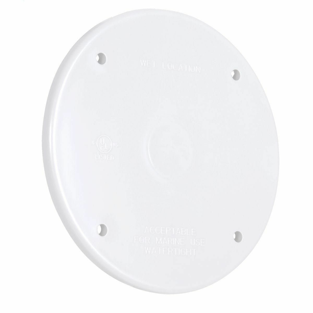 4 In. Round Blank Covers, Blank Cover